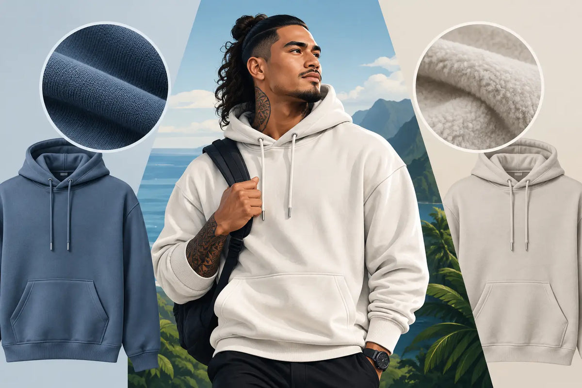 French Terry Versus Brushed Fleece for Hoodies