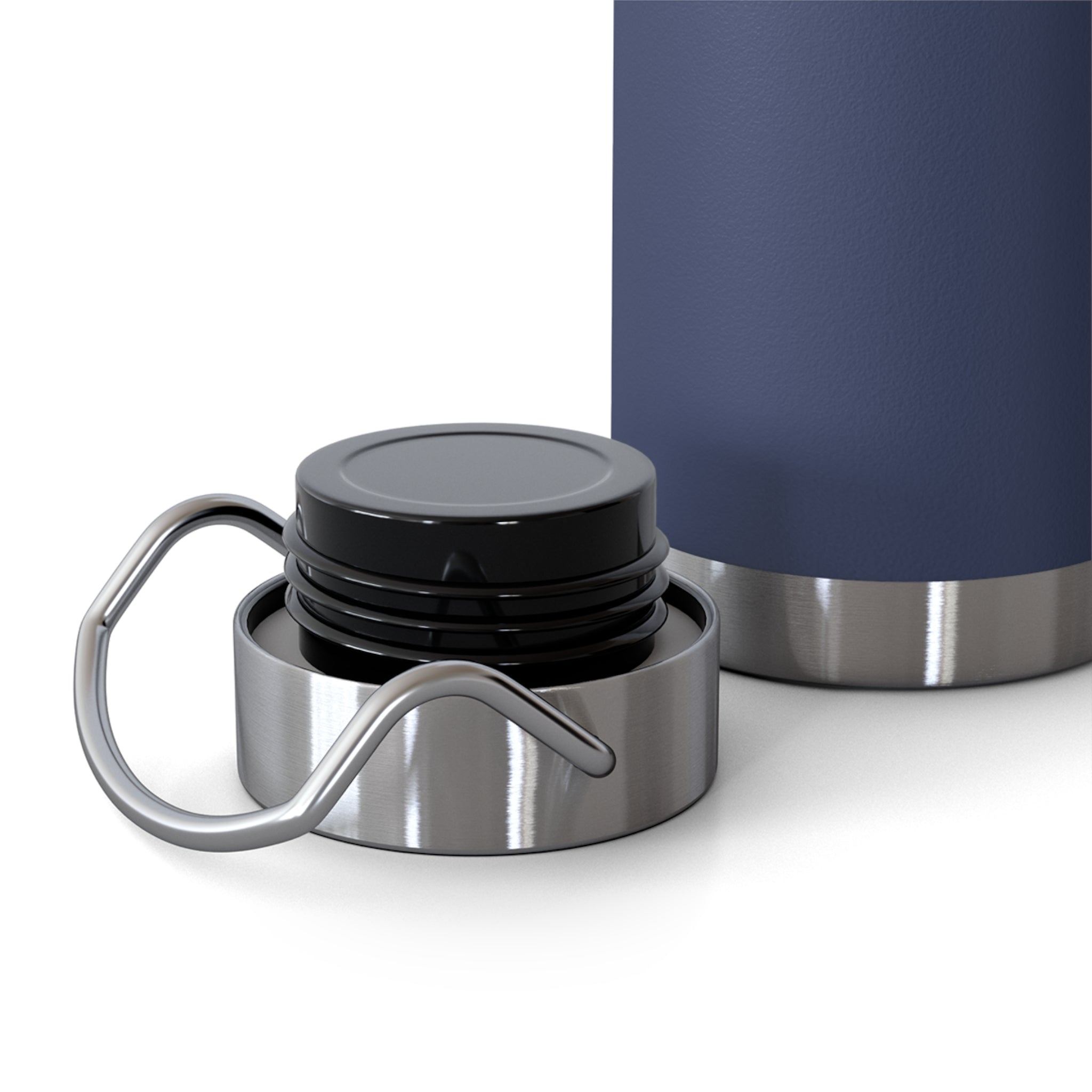 LOWK3Y THERMOS : 22oz Copper Vacuum Insulated Thermal Bottle - Stainless Travel Flask