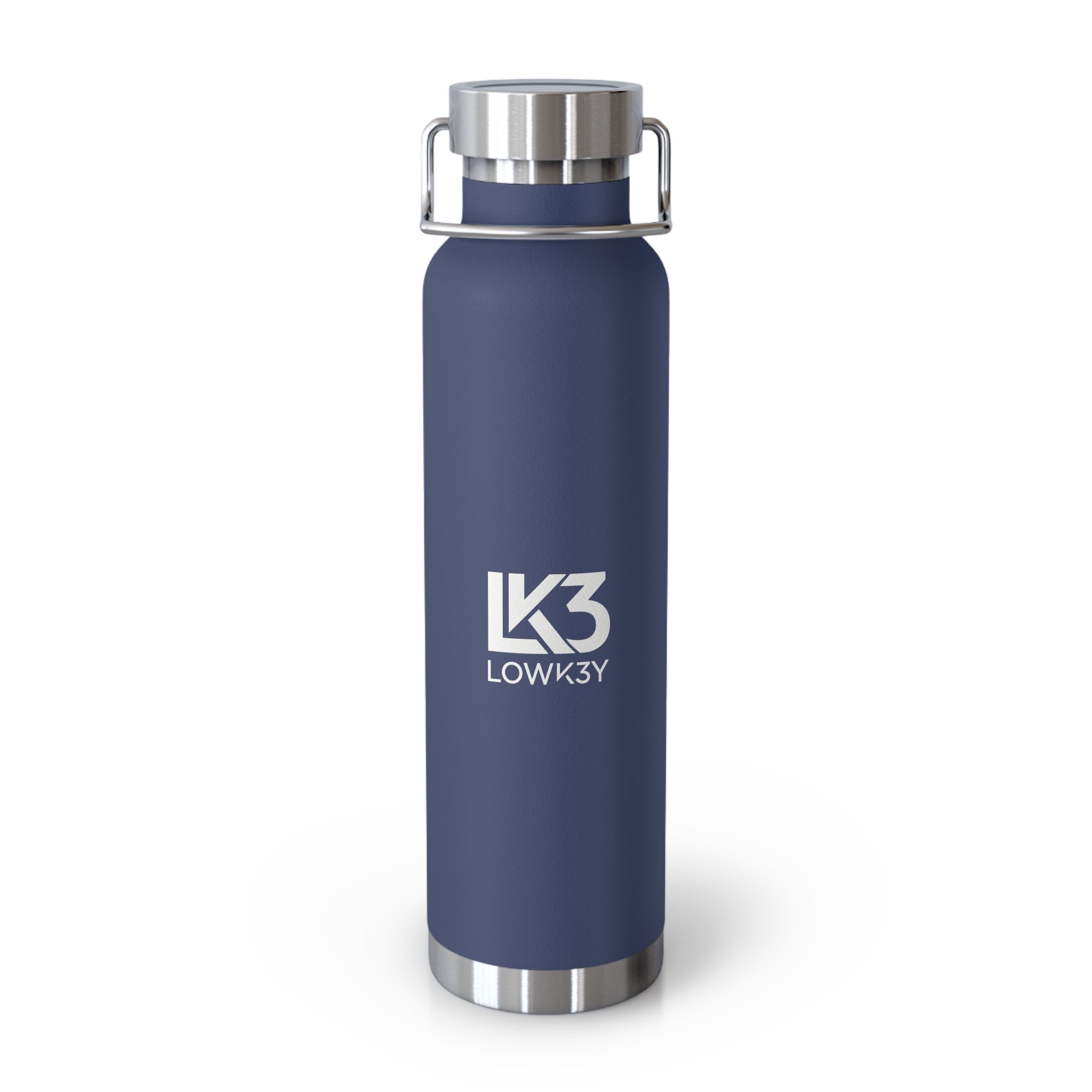 LOWK3Y THERMAL : 22oz Copper Vacuum Insulated Thermal Bottle - Stainless Travel Flask