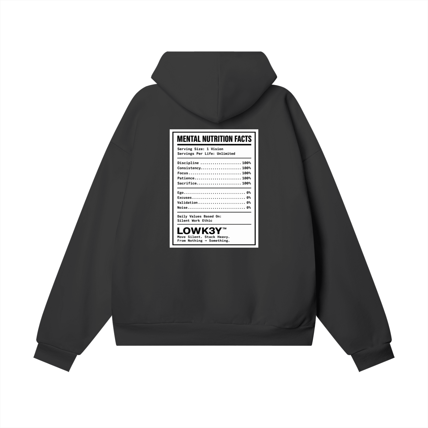 hoodie,activewear,qr code,nutritional fact,lowk3y