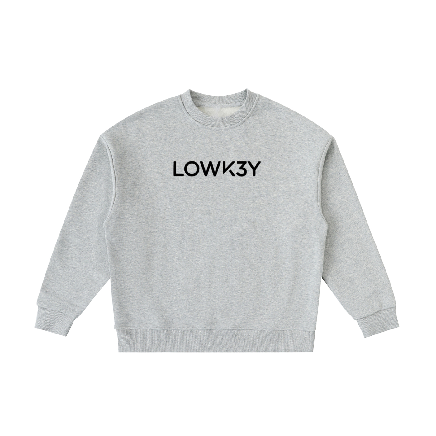 *KIDS* CLASSIC "CLEAN" MOCK (BLACK SCRIB) : Essential Fleece Kids' Crewneck Sweatshirt