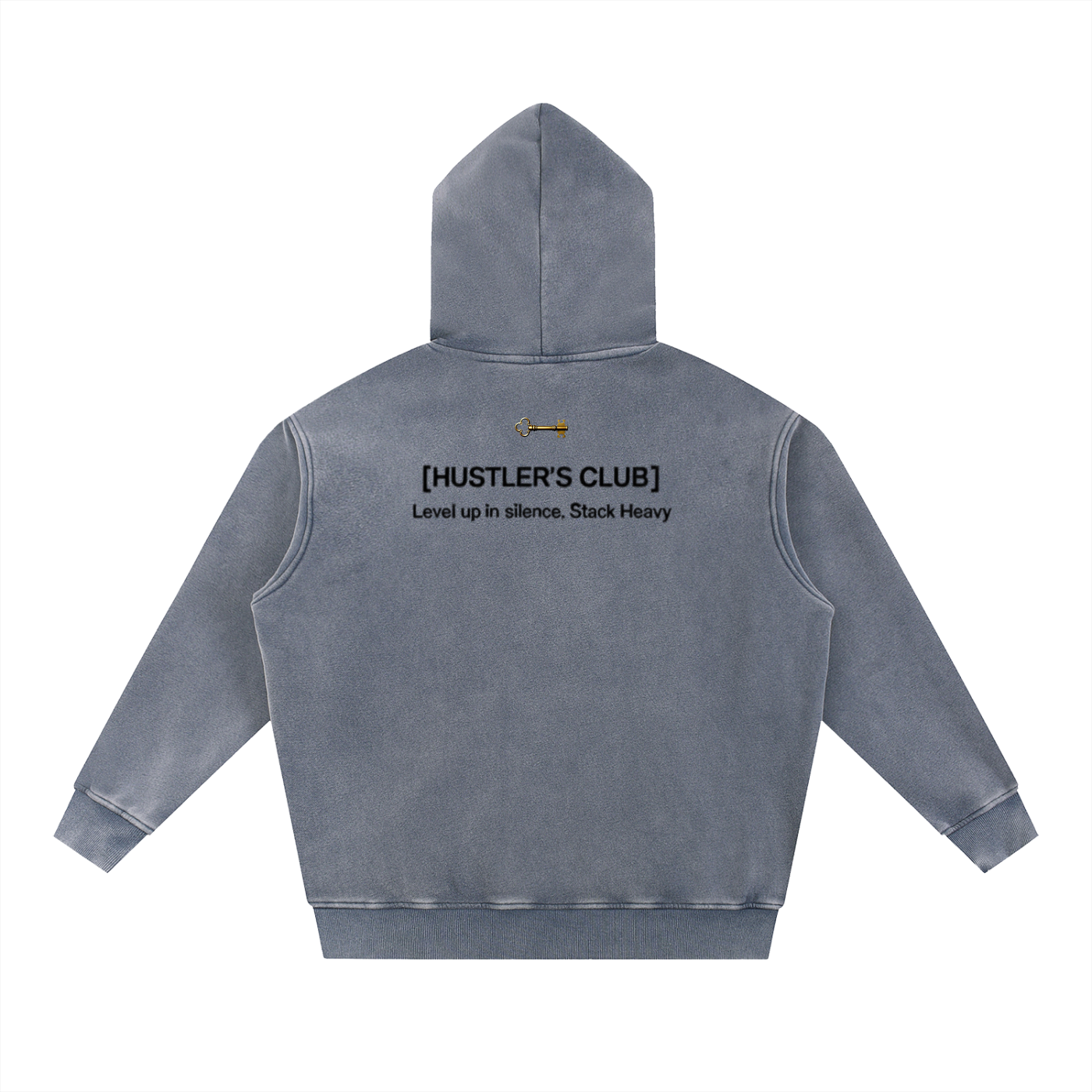 CLASSIC "GEN 2" OVERSIZED HOODIE (BLACK SCRIB) : Snow Wash Fleece Oversize Hoodie