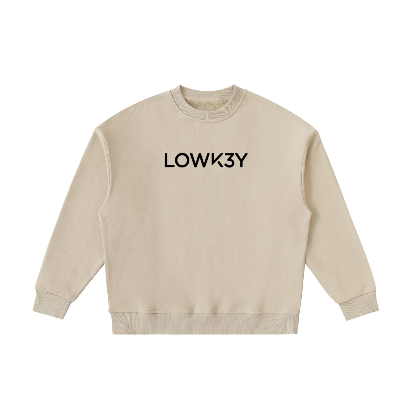 *KIDS* CLASSIC "CLEAN" MOCK (BLACK SCRIB) : Essential Fleece Kids' Crewneck Sweatshirt