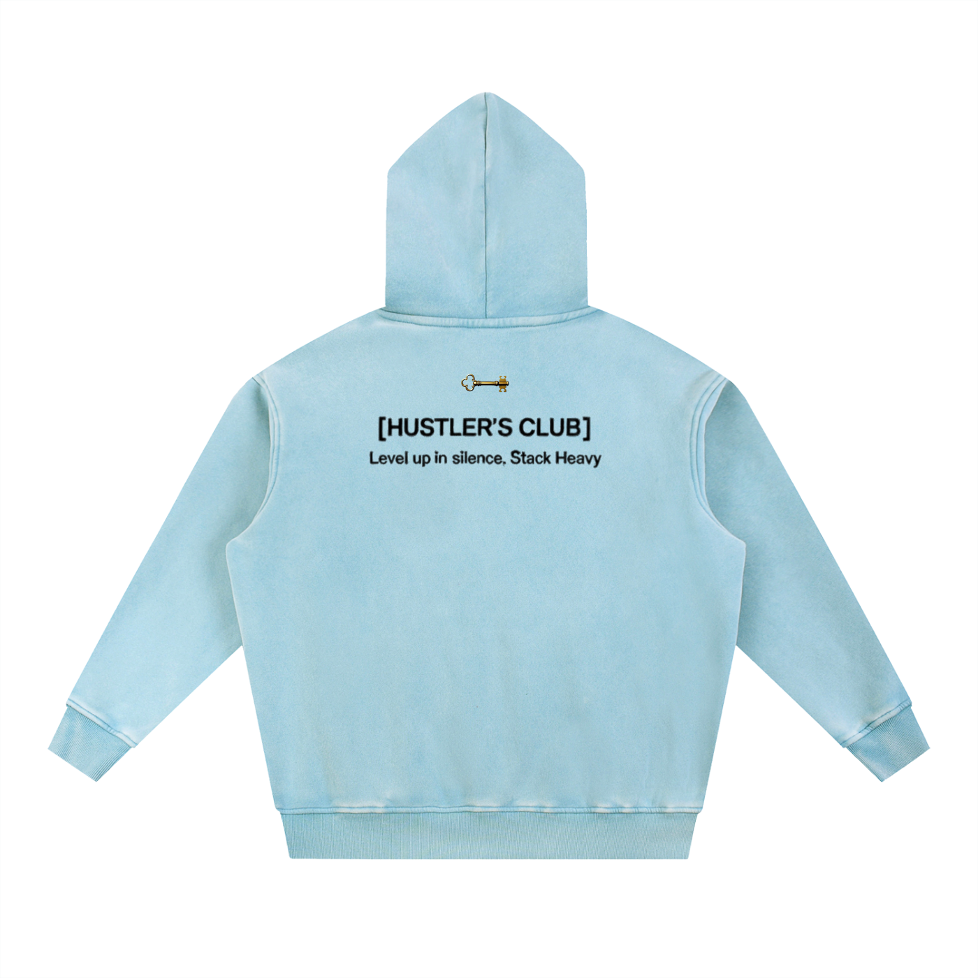 CLASSIC "GEN 2" OVERSIZED HOODIE (BLACK SCRIB) : Snow Wash Fleece Oversize Hoodie