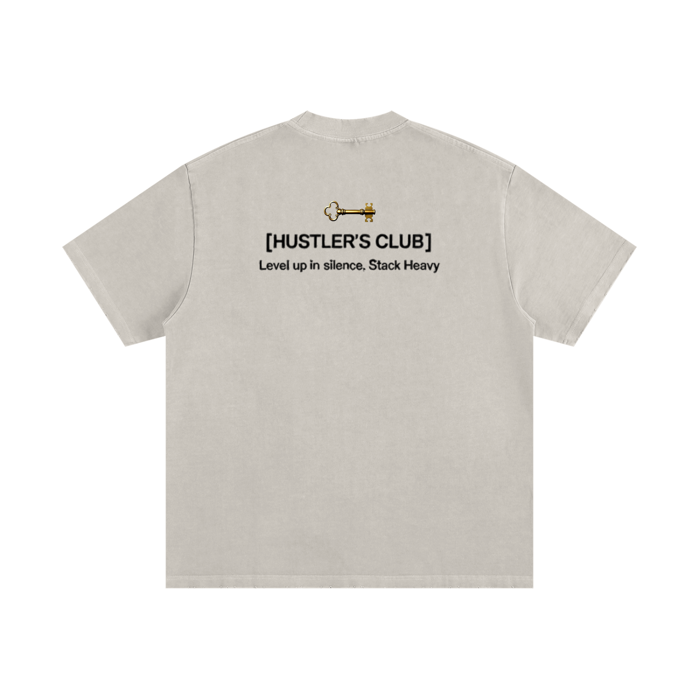 LUX CASUAL TEE (BLACK SCRIB) : Heavyweight Vintage Washed Frayed T-Shirt