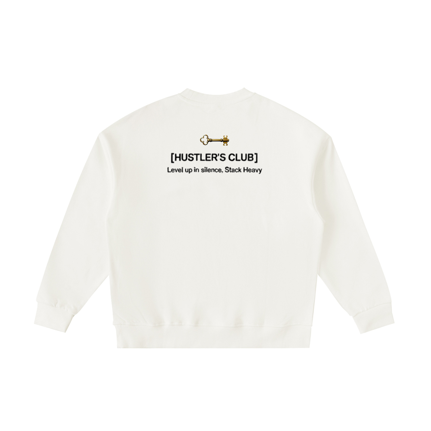*KIDS* CLASSIC "CLEAN" MOCK (BLACK SCRIB) : Essential Fleece Kids' Crewneck Sweatshirt
