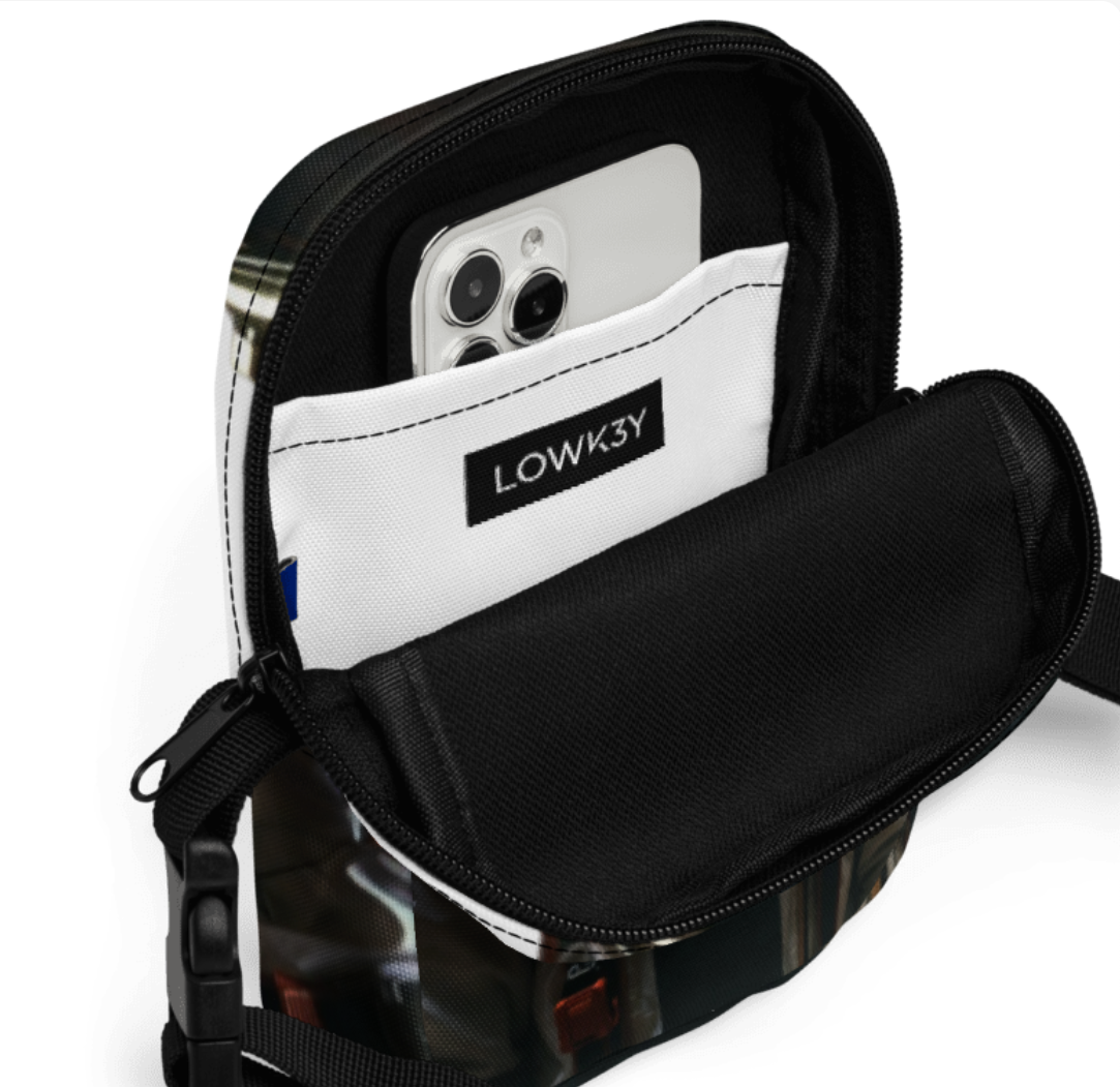 "MOON MAN" : Utility Crossbody Bag