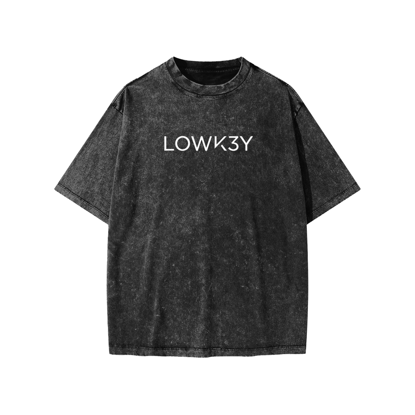 *KIDS* LUX CASUAL VINTAGE TEE (WHITE SCRIB) : Snow Washed Kids' T-Shirt