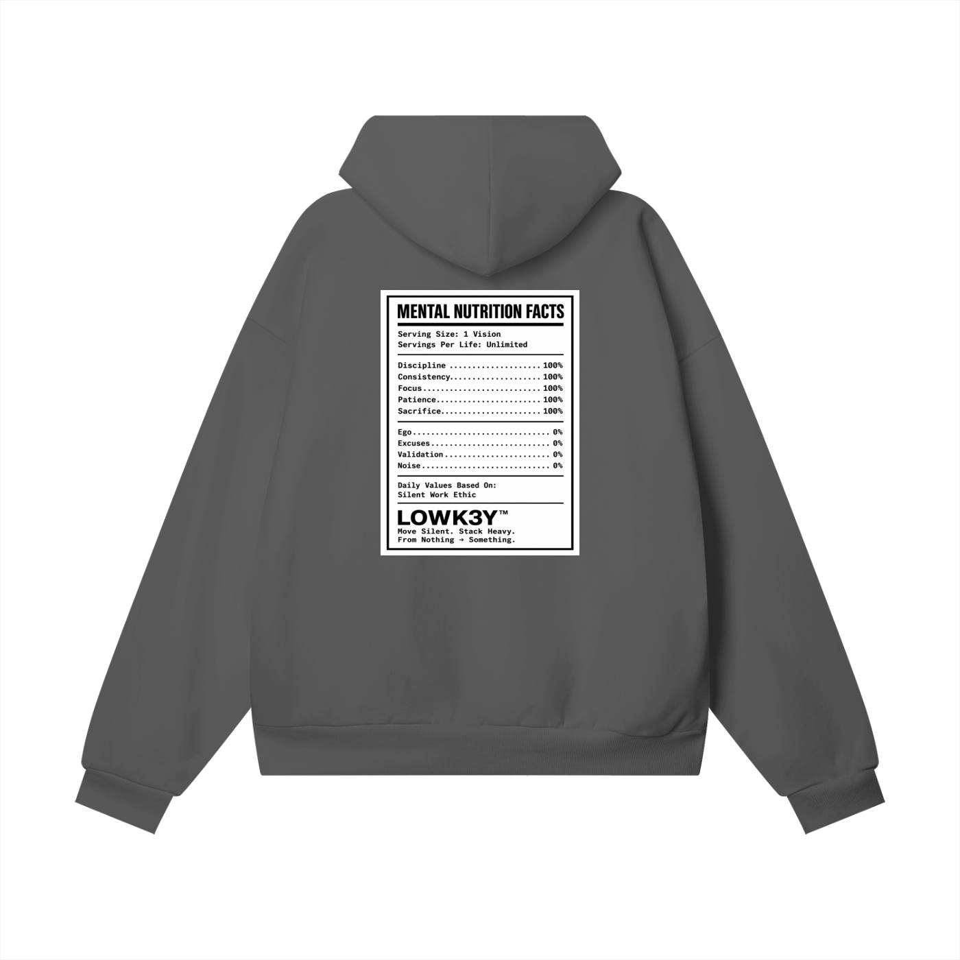 hoodie,activewear,qr code,nutritional fact,lowk3y