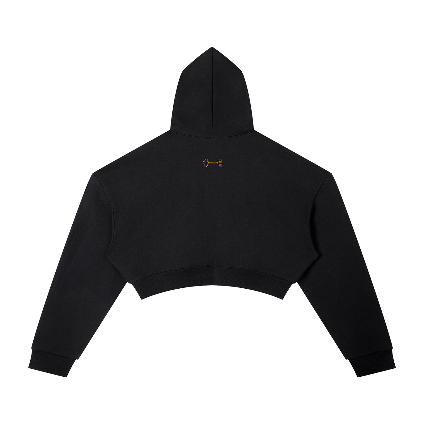 LIGHT WEIGHT CROP TOP : Essential Cropped Hoodie