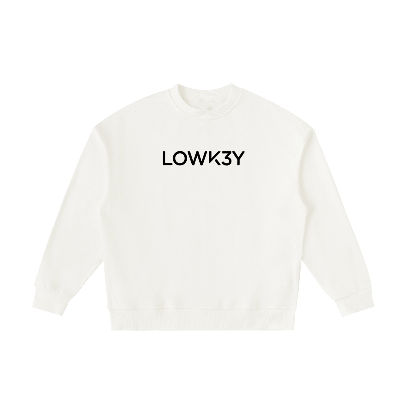 *KIDS* CLASSIC "CLEAN" MOCK (BLACK SCRIB) : Essential Fleece Kids' Crewneck Sweatshirt