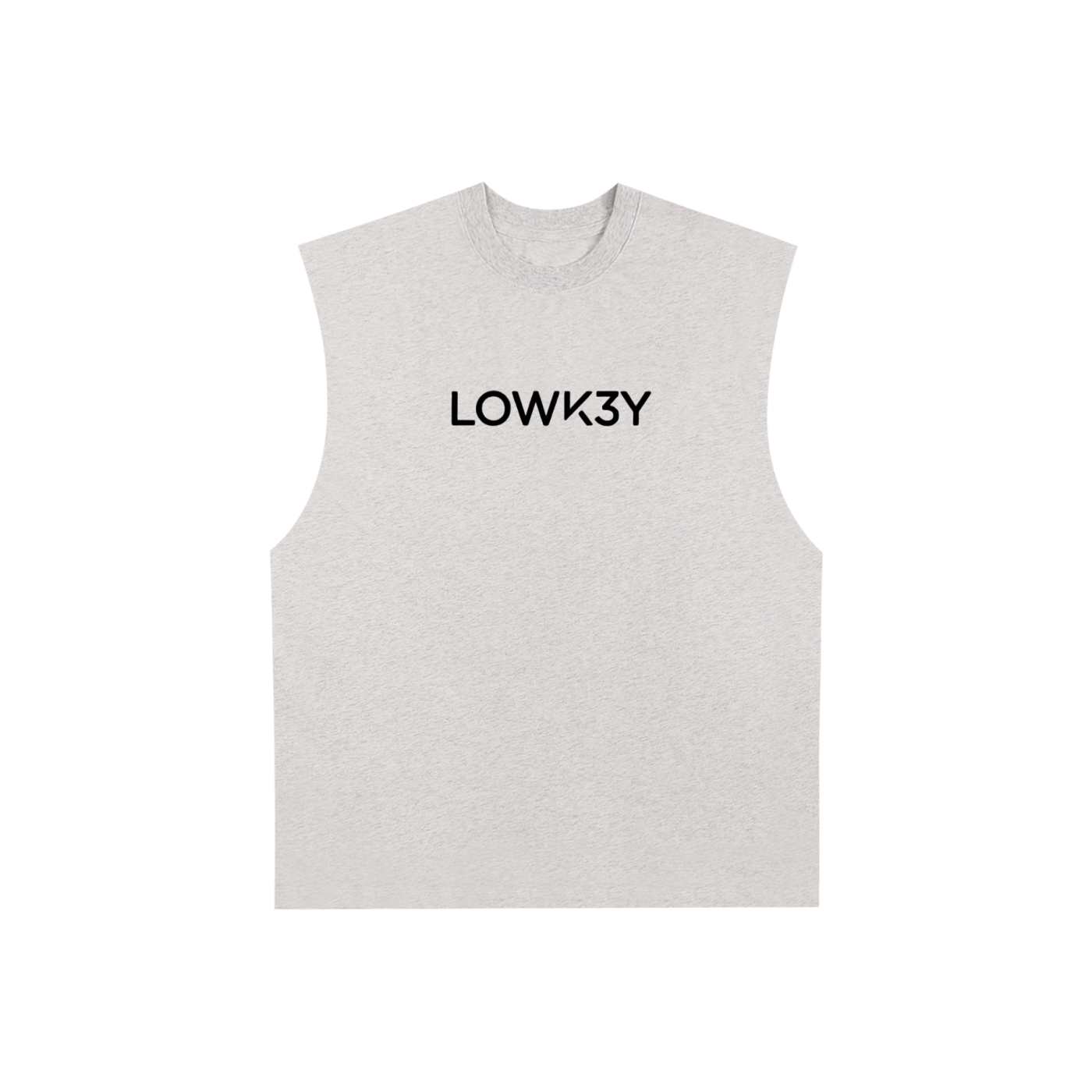 CLASSIC CUT SLEEVE (BLACK SCRIB) "GEN 1" : Edge Cotton Tank Top