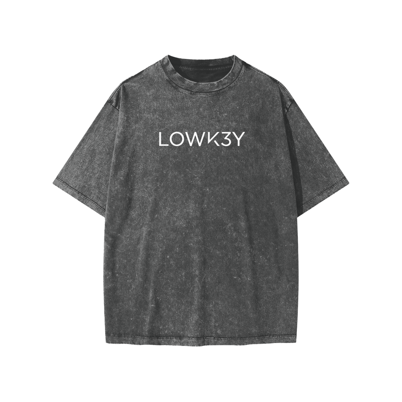 *KIDS* LUX CASUAL VINTAGE TEE (WHITE SCRIB) : Snow Washed Kids' T-Shirt