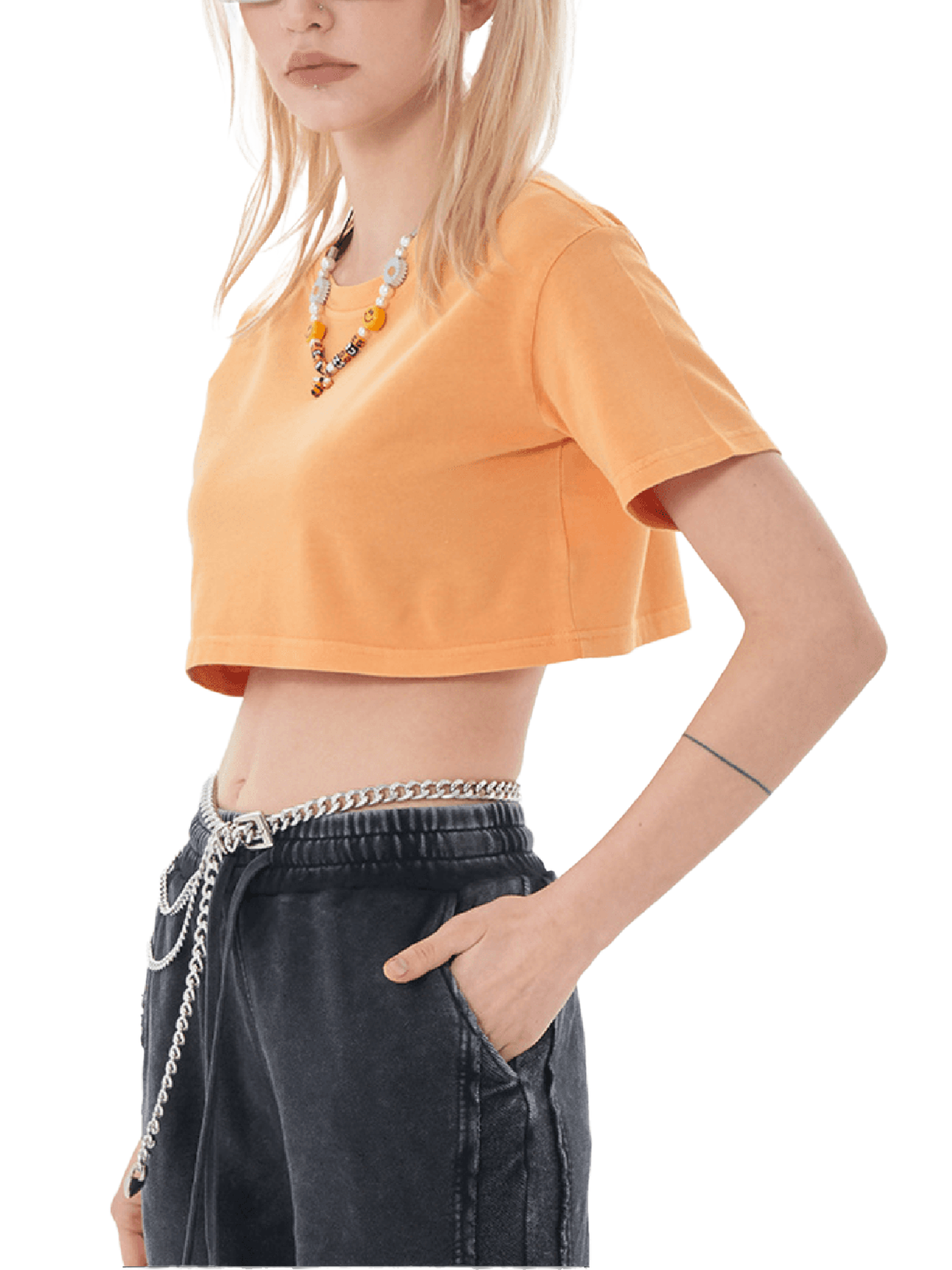 woman,crop top,crop,tshirt