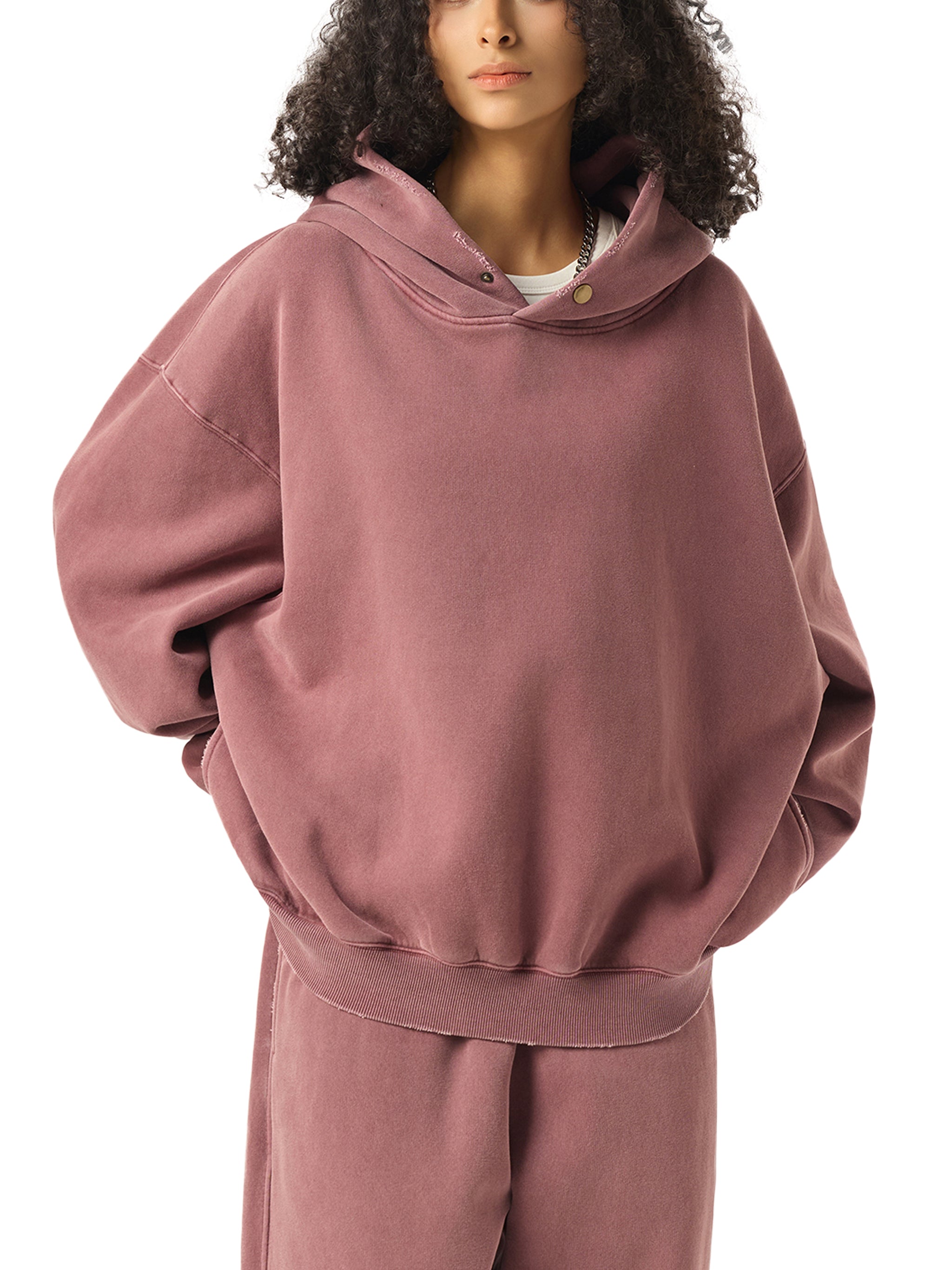 hoodie,button