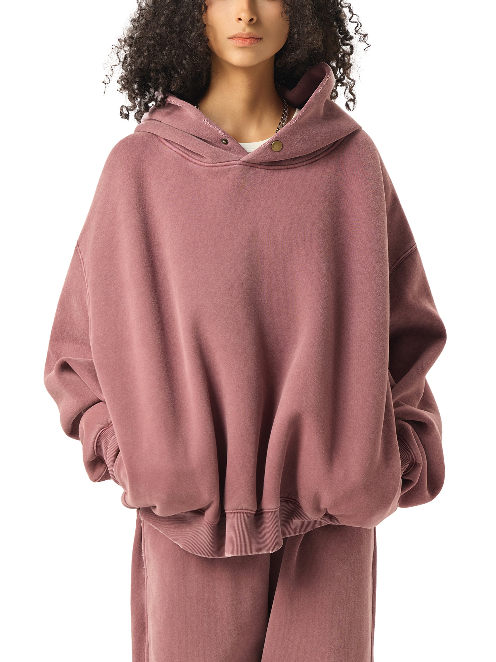 hoodie,button