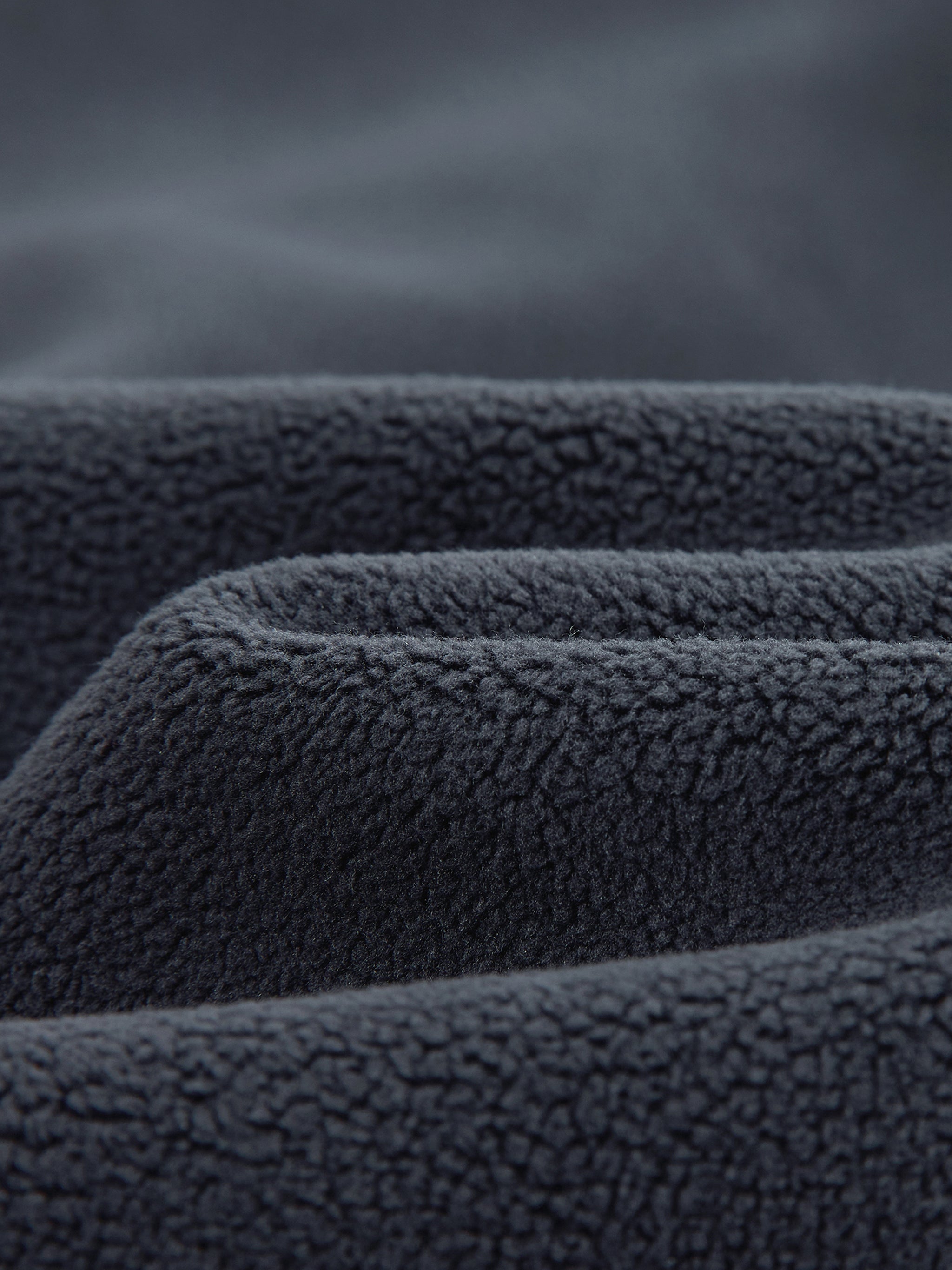 "CLEAN" MiNIMALIST HOODIE (DARK WALL/WHITE SCRIBE) : Essential Heavyweight Boxy Fleece Hoodie